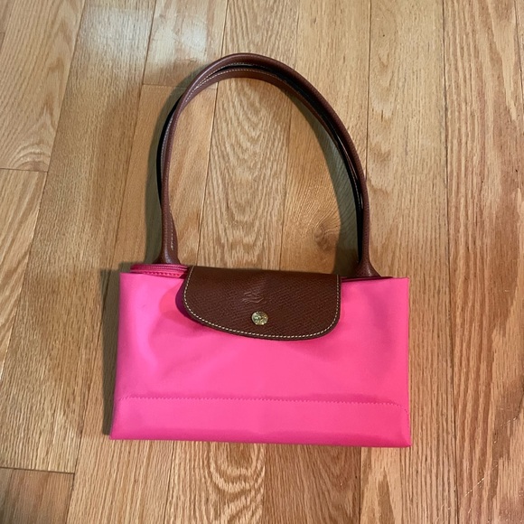 Longchamp La Pliage pink tote - Picture 6 of 10